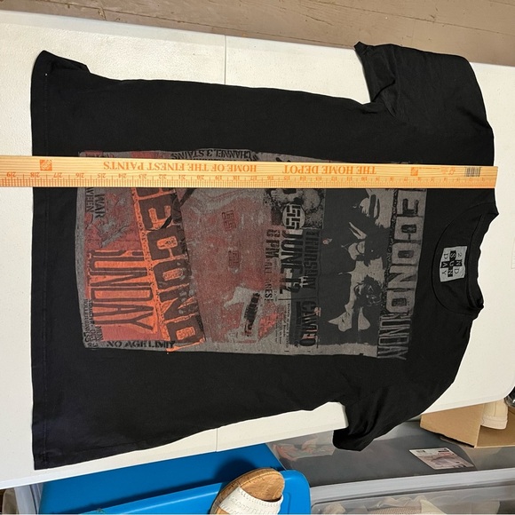 Second 2nd Sunday Black Graphic Tee Punk Music Band Inspired Large C2 - Picture 5 of 6